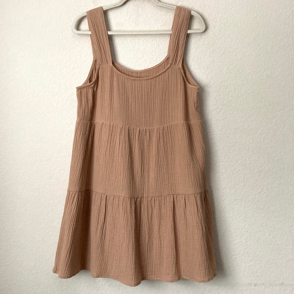 Tan Babydoll Dress- Le Lis - Picture 5 of 10